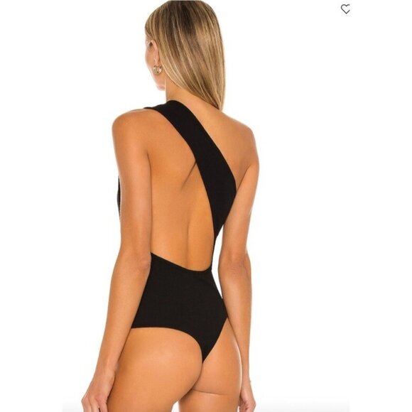 OW Intimates Revolve NWT Black Nadine Bodysuit Cut Out Sexy NEW Size Medium - Picture 12 of 12